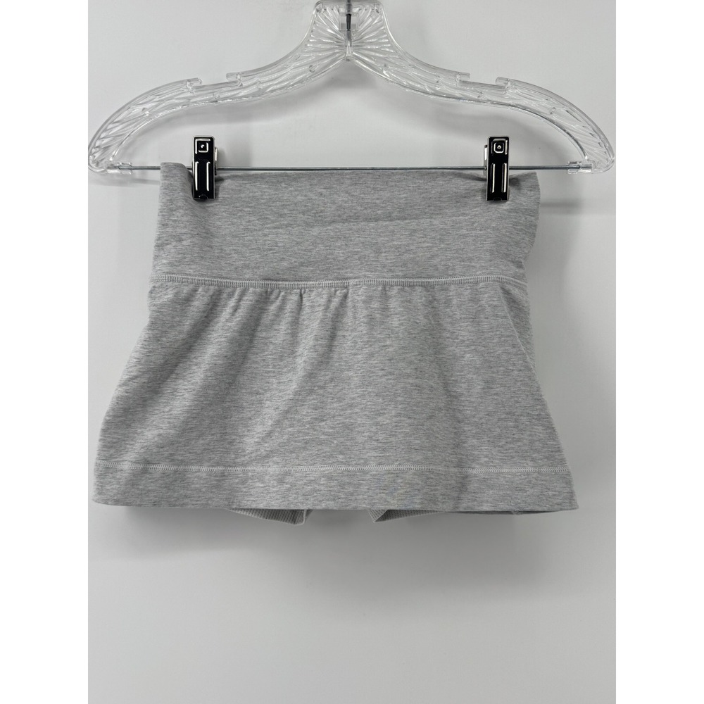 Athleta Girl Heather Gray Active Skort Built-in Mesh Shorts Size M 8-10